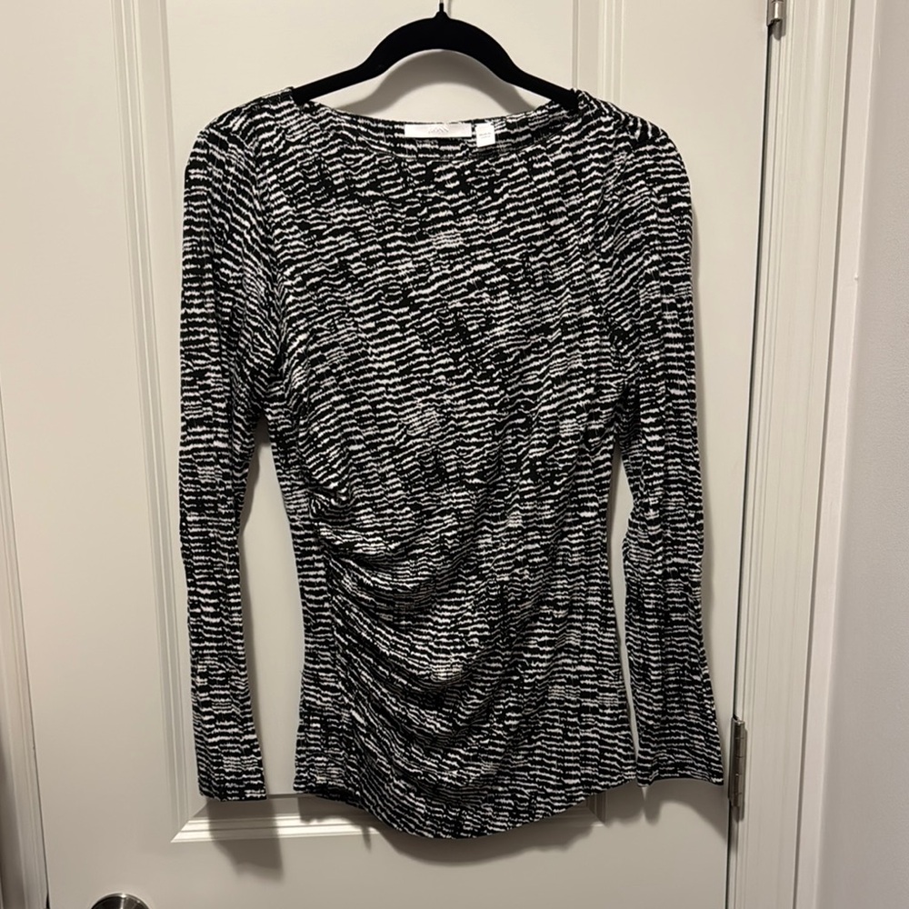 Boss Black and Zebra Like Print Women's Top